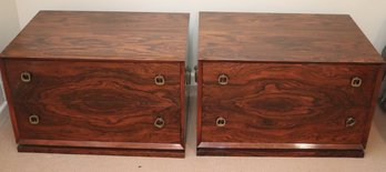 Vintage Danish Style Rosewood Nightstands/chest