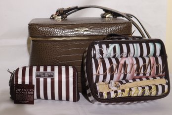 Henri Bendel, Includes Crocodile Style Accessory Case, With Assorted Travel Bags As Pictured