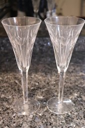 Waterford Bride And Groom Champagne Flutes