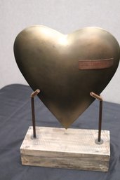 Heureux Pour Toujours Decorative Metal Heart On Stand By Sugarboo Designs
