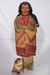 Vintage Navajo Native American Skookum Dolls