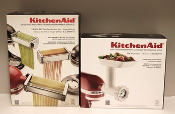 Kitchen Aid 3-piece Pasta Roller And Cutter Set, Stand Mixer Attachment