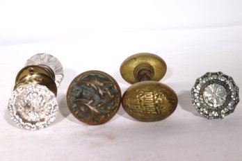 Vintage Doorknobs, Including Glass And NYC Public Schools