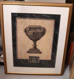 Signed Lithograph The Urn Of Tuscany By Bobby Sikes 95 Signed By The Artist 45/950
