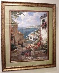 Buena Vista Landscape Scene Framed Print By Paline