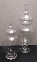 Large Glass Apothecary/decorative Jars, Great For Holiday Decor