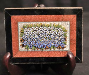 Antique Italian Micro Mosaic Millefiori Paperweight Panel