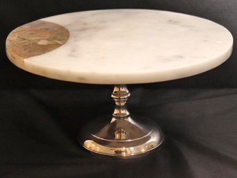 Quality Marble Pedestal Serving Dish