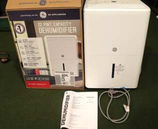 GE 22- Pint Capacity Dehumidifier. New / Newer Used With Box And Manual.