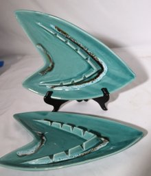Unique Vintage Pottery Ashtrays Made In The USA