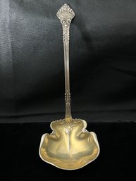 STERLING SILVER HIGHLY DETAILED SOUP LADLE