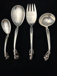 STERLING SILVER PEAPOD DESIGN BY W AND S SORENSEN - DENMARK