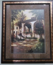 Framed Tuscan Style Villa Print By J.Martin