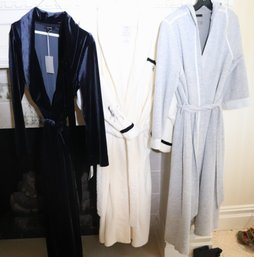 Natori Size Medium Polyester Robe With Tag, Jones New York S/M And Crabtree And Evelyn Robe Size Small.