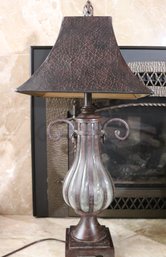 Ornate Rustic Wrought Aluminum Table Lamp By Uttermost