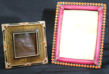 Includes 2 Beautiful Jay Strongwater Designer Picture Frames