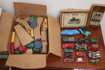 Vintage Toy Cars Including Corgi Toys And Lesney, Proteus Campbell Bluebird, Jaguar, Lesney And More