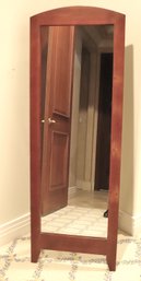 Modern Wood Floor Mirror