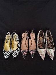 Designer Shoes Include Casadei Size 9 Italy, Vero Cuoio Size 40 Made In Italy And Zalo Size 9M Made In Spain.