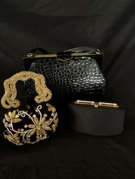 Handbags Including Rodo 11 Inches X 7 Inch And Rosenfeld As Pictured.