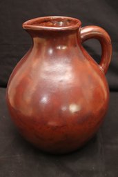 Decorative Pottery Jug With Handle