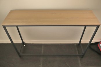 Modern Hallway Sauder Carb P2 Console Table With A Metal Frame
