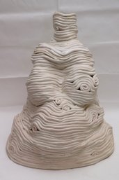 The Expectant Mother Unique Handmade Ceramic Art Sculpture Signed By The Artist