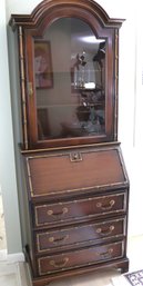 Vintage Jasper Cabinet Secretary Desk Made With Quality Tongue & Groove Craftsmanship