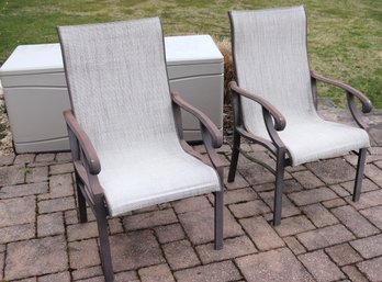 Wrought Aluminum Patio Chairs