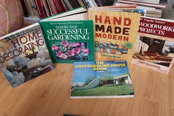 The Underground House Book, Handmade Modern, Successful Gardening, Woodworking Projects And Home Decorating