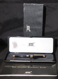 Mont Blanc Pen With 18KT Gold Nib Made In Germany, The Art Of Writing! Includes Case