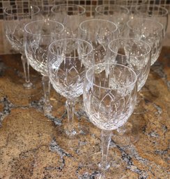 Collection Of Gorham Crystal/ Glass Wine Glasses