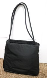 Vintage Prada, Black Nylon Tote Bag.