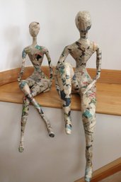 Hand Crafted Papier Mache Art Figures