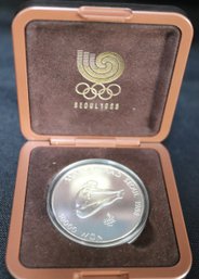 1988 SOUTH KOREA Seoul OLYMPIC Girl Gymnast Proof Silver 10000 Won Coin