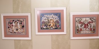 Set Of Three Framed Prints Great For A Little Girls Room