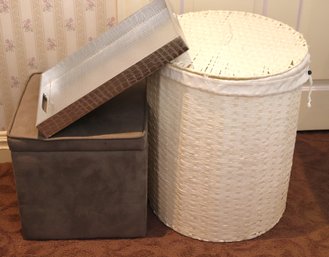 Hamper, Storage Ottoman And Serving Tray From Home Redefined