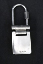 Vintage Prada Logo Key Ring Holder.