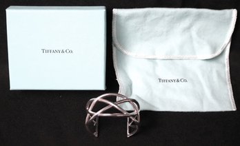 Tiffany And Co. Sterling Silver Knots Cuff Bracelet