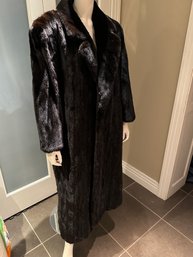 Beautiful Shiny Full Length Mink Coat Medium/Large