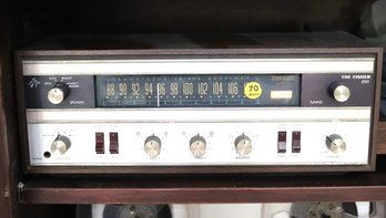 Vintage The Fisher 200-T Stereophonic FM Receiver With Manual Powers Up Tested In Working Condition