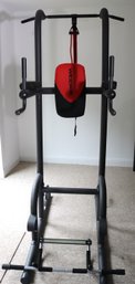 Weider Gym Equipment Power Tower Pull Up Stand In Great Condition.