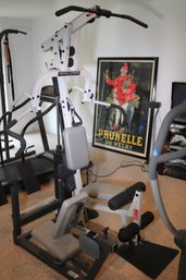 Pacific Fitness Zuma Home Gym With Leg Press And Weights In Excellent Condition