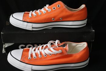 Converse All-Stars Orange Color Mens Sneakers, In Box Size 9