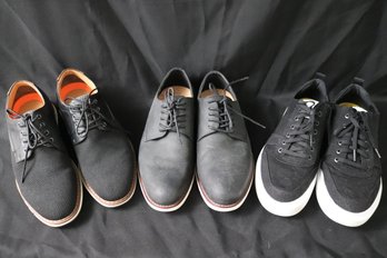 Three Pairs Of Casual Mens Shoes With Cole Haan, Crown Vintage And Mix No. 6.