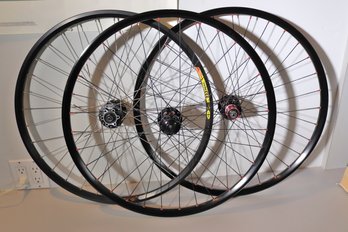 Bicycle Rims Includes Novatec 4 In 1 22.5 Inch Diameter & Shimano HB-M475 Made In France 6106 559x17 X 223