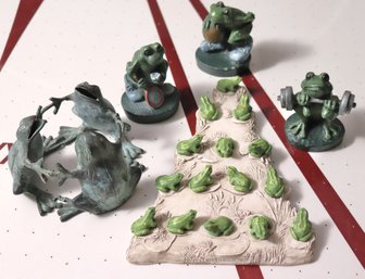 Collection Of Assorted Frog Miniatures