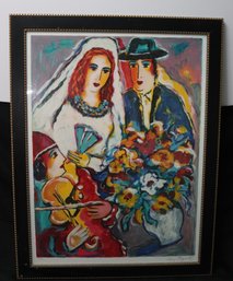 Zamy Steynovitz Wedding Music Signed And Numbered Lithograph