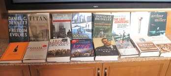 Hardcover Novels Includes Wealth And Democracy, Arthur Miller His Life And Work, The World Is Flat And More