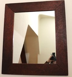 Decorative Wood Wall Mirror Approx. 25 X 29 Inches